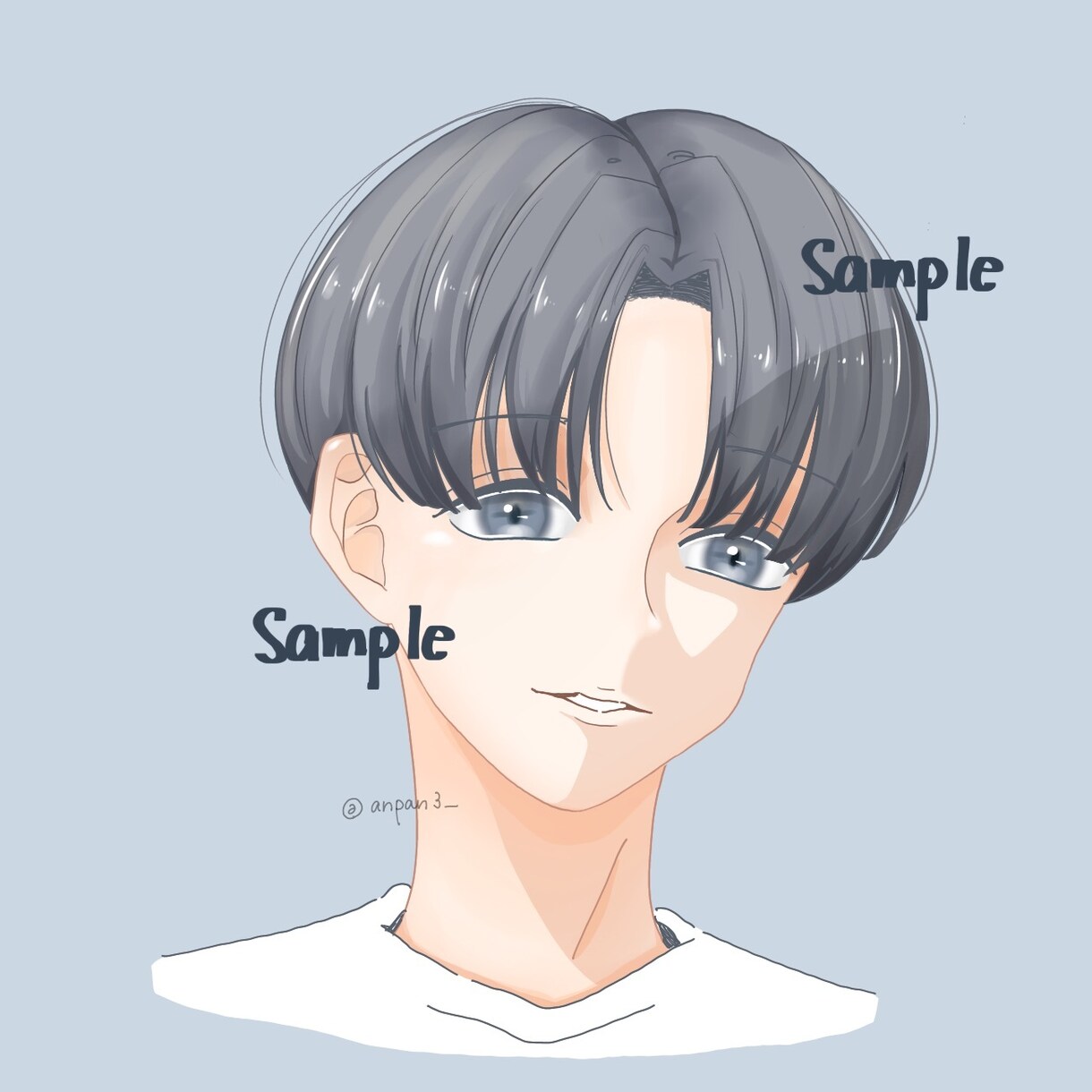 アイコンイラスト描きます 配信用・プレゼント用・ペアイラスト イメージ2