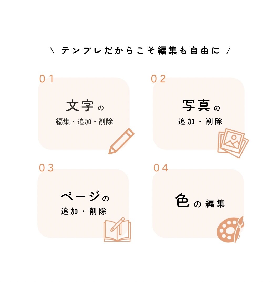 即日お渡し◎雑誌風プロフィールブック作成できます スマホで簡単！テンプレでこだわりの一冊を。【操作資料付】 イメージ4