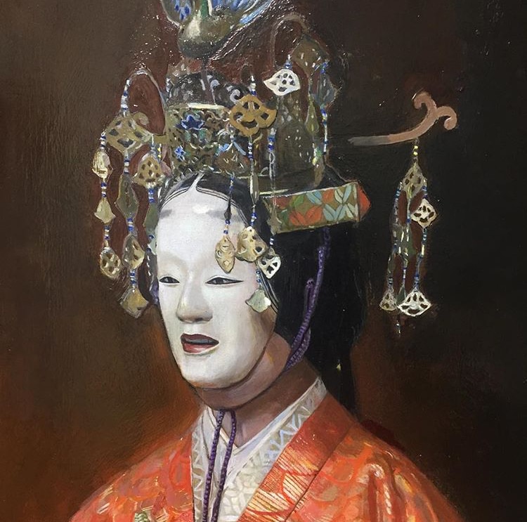 油絵 ペット 人物肖像画 プロ作家が絵画制作します ご希望の画像を写実絵画(油絵)にいたします大きさはF４号です イメージ6