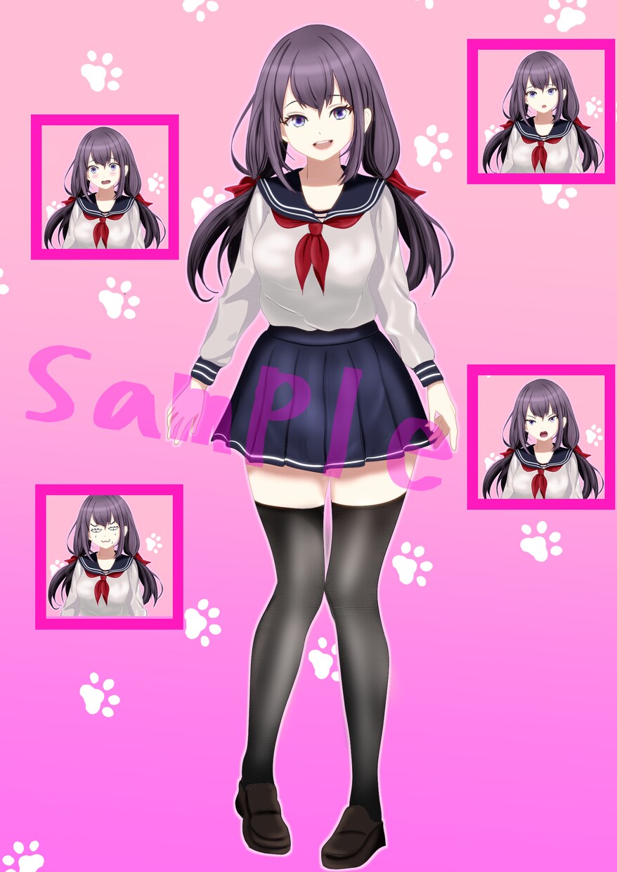 立ち絵制作致します ゲーム、配信等に使えるオリジナルキャラクター制作します イメージ5