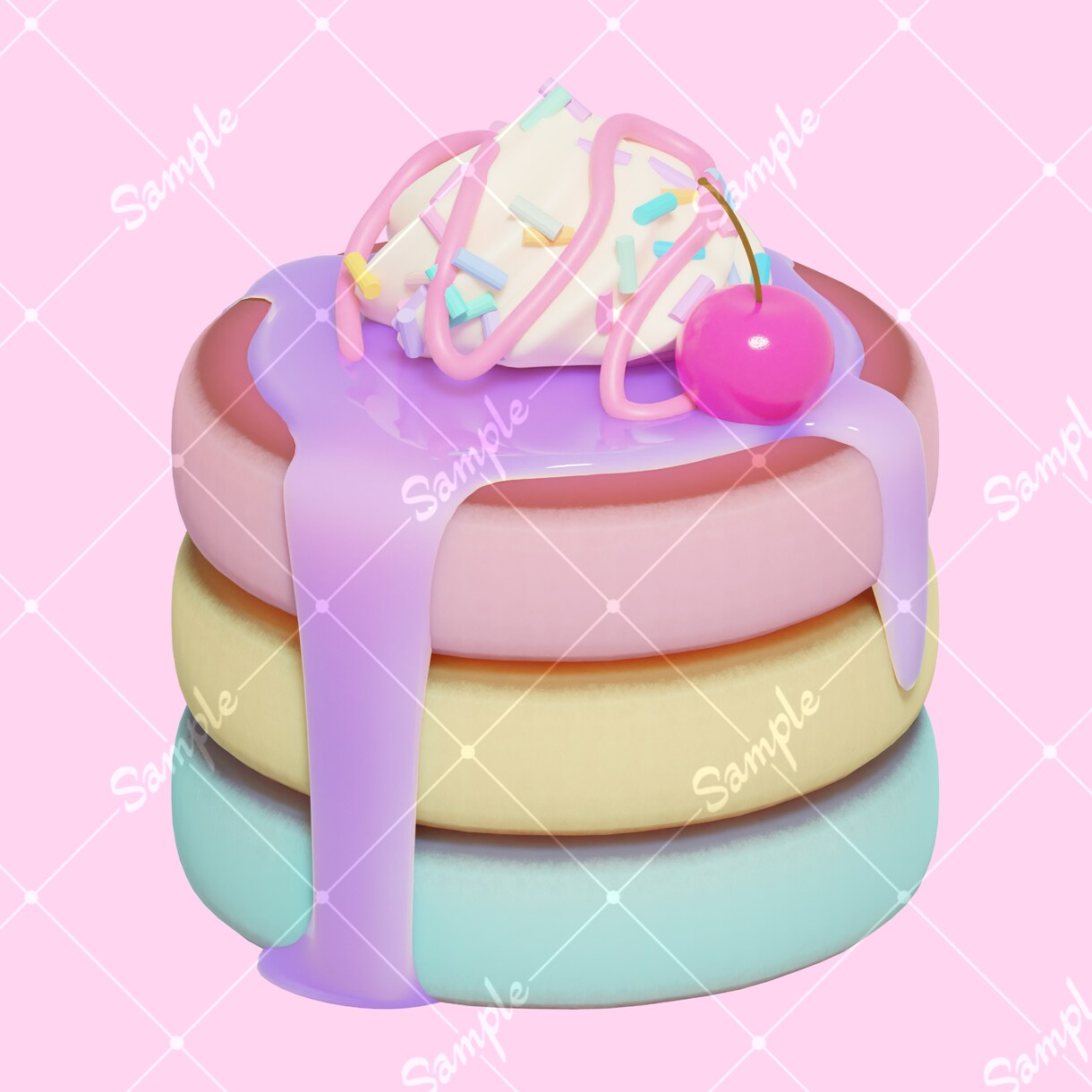 3DCGでおもちゃみたいな食べ物･小物を作成します SNSやブログ用のかわいいアイコンなどにおすすめです！ イメージ6