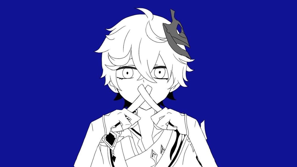 歌ってみた等のMV動画のイラスト作成します 歌ってみた、cover等のサムネやmvイラストに イメージ1
