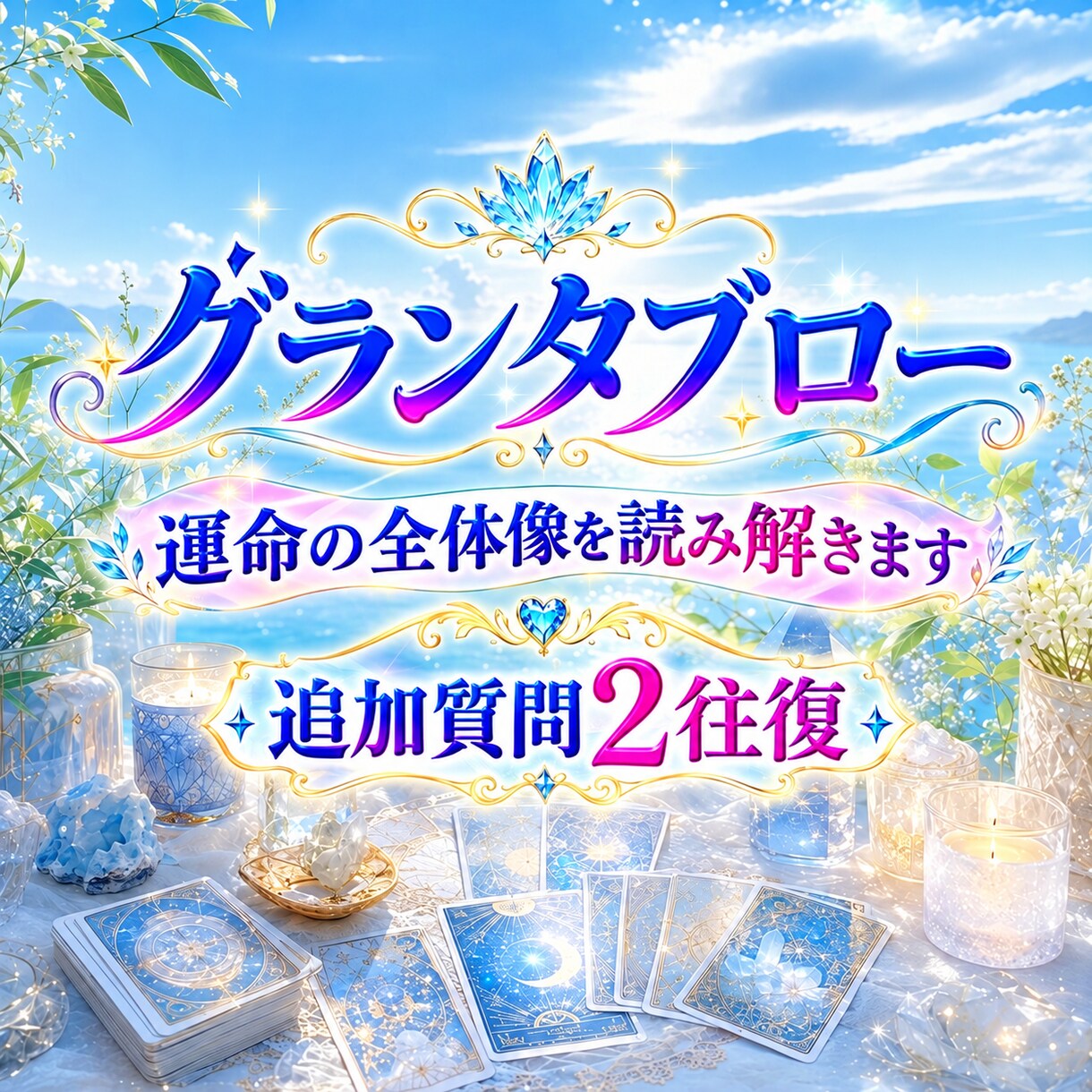 グランタブロー⭐️深堀り鑑定⭐️占い写真添付します ⭐️ご質問は複数承ります⭐️追加のご質問2往復承ります イメージ1