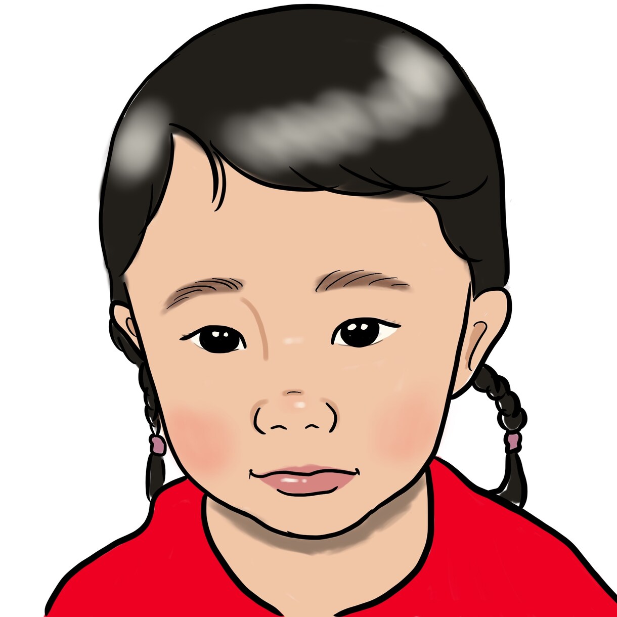 デジタル似顔絵、アイコンや名刺の似顔絵描きます シンプルな似顔絵を描きます。名刺やSNSアイコンにどうぞ！ イメージ5