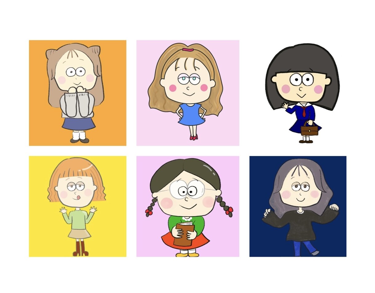 ポップなイラストを描きます SNSのアイコンや背景画像にもどうぞ（似顔絵も可） イメージ10