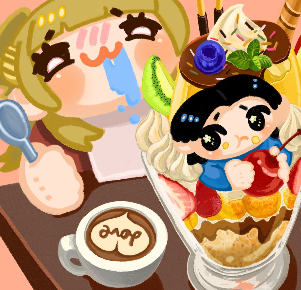 チョーかわいいチビむちむち似顔絵を描きます 1枚1枚愛を持って描きます♩後悔させません イメージ5