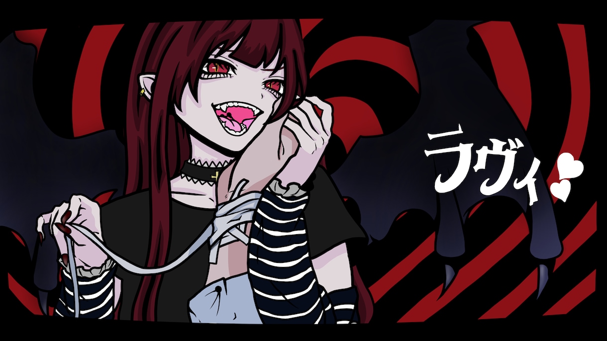 MV/歌ってみた/サムネ/１枚絵などお描きします パキッとしたイラストや厚塗りイラストお手伝いします！ イメージ1
