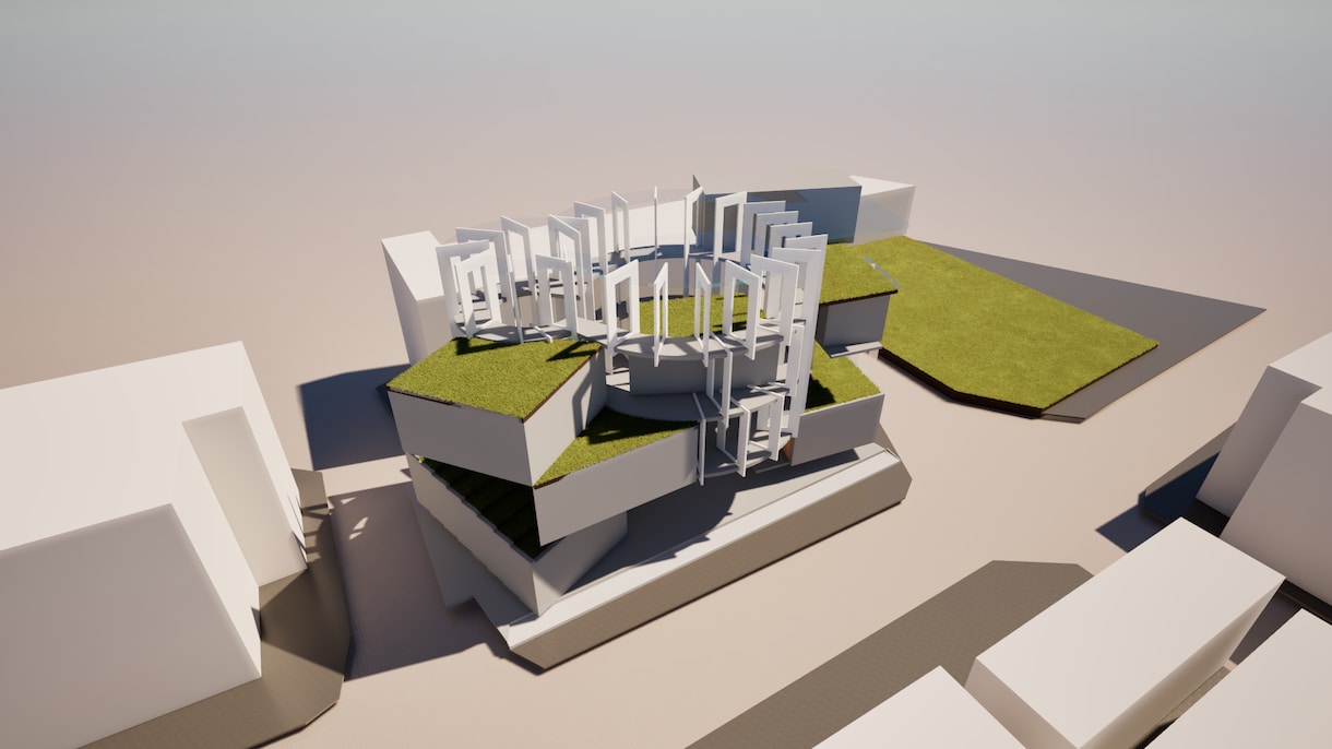 建築設計課題やプレゼン用のBIMモデルを作成します 建築専攻の学生が丁寧・迅速にRevitで3Dモデリングします イメージ3