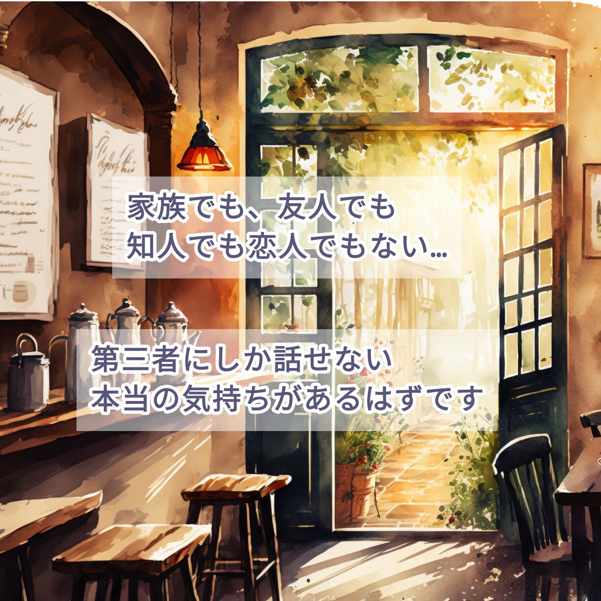 ちょこっとOK！繊細さんのお悩みお聞きします キャパオーバーになる前に。悩みの芽を摘んでいきましょう イメージ4