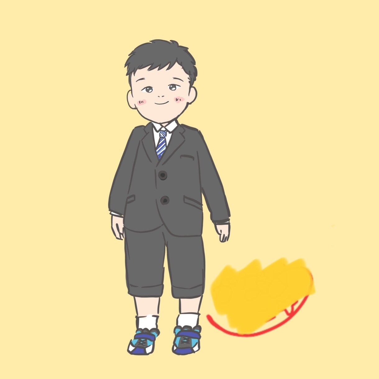 お子様の似顔絵アイコン作成します 可愛いお子様の似顔絵を柔らかいタッチで作成します イメージ5