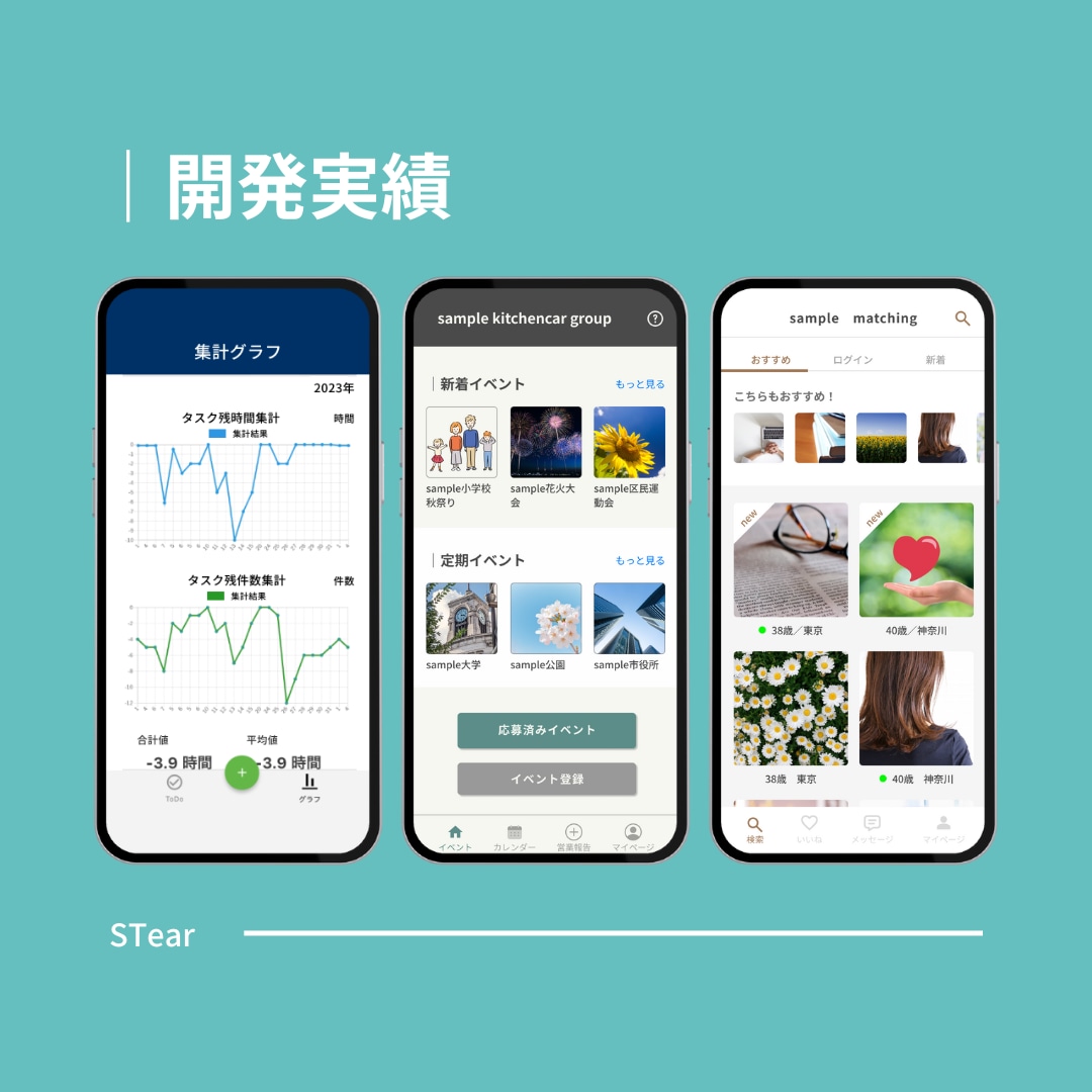 ノーコードで本格アプリを開発します フワッとした構想から一緒に形にします イメージ2