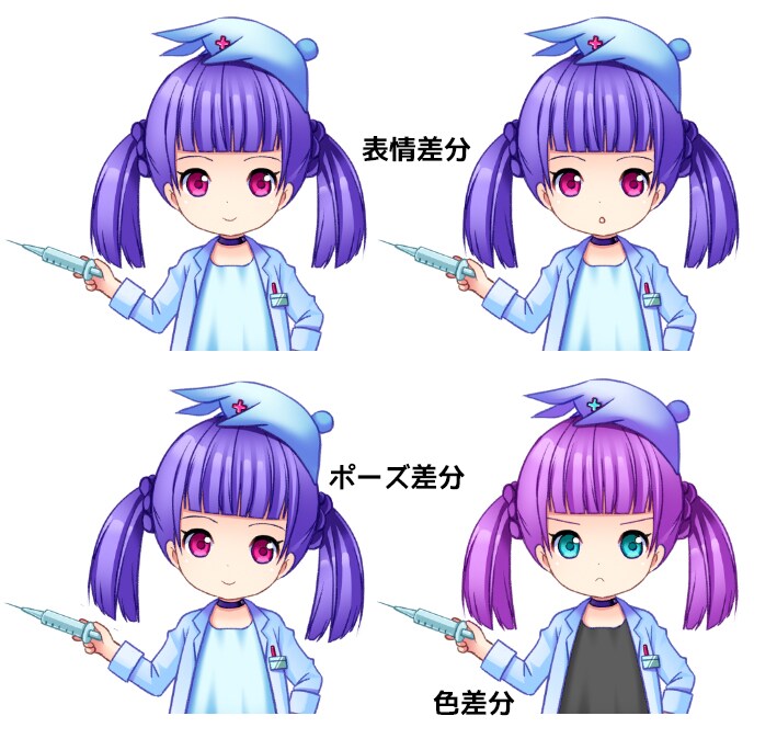 ディフォルメキャラ描きます ３頭身くらいの可愛いミニキャラ描きます！ イメージ2