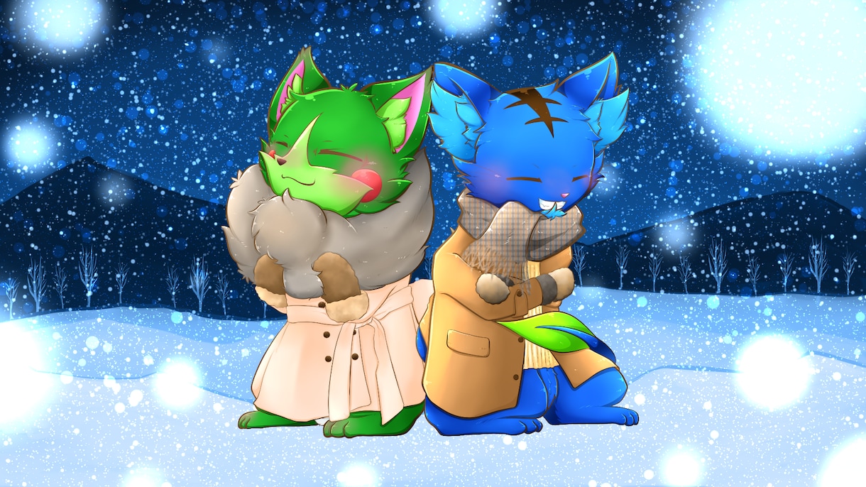 ケモノキャラクターのイラスト作成します ケモノ系のイラストを立ち絵から１枚絵まで！！ イメージ8