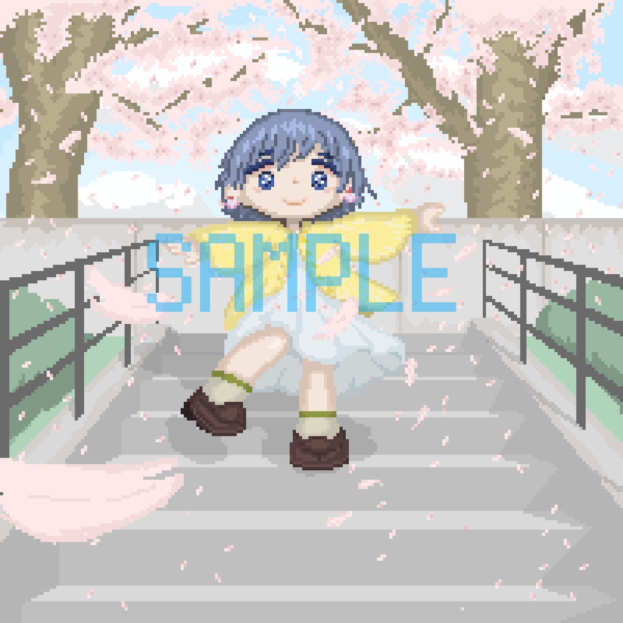 ドット絵・pixelart制作します SNS・自画像・キャラクター・アイコンなどお好きなシーンに！ イメージ5