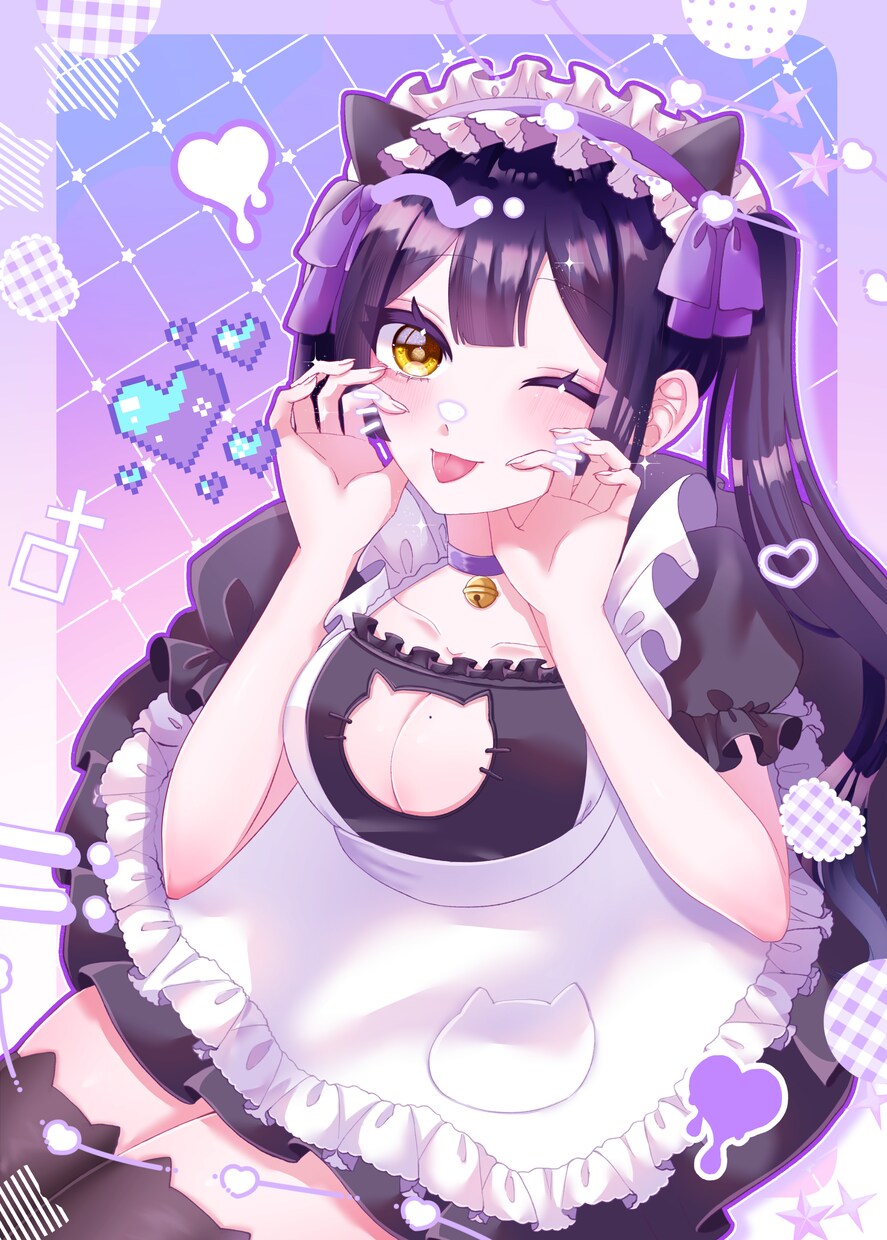 キラキラな女の子を描きます 立ち絵イラストやアイコン、1枚絵などを描きます！ イメージ5
