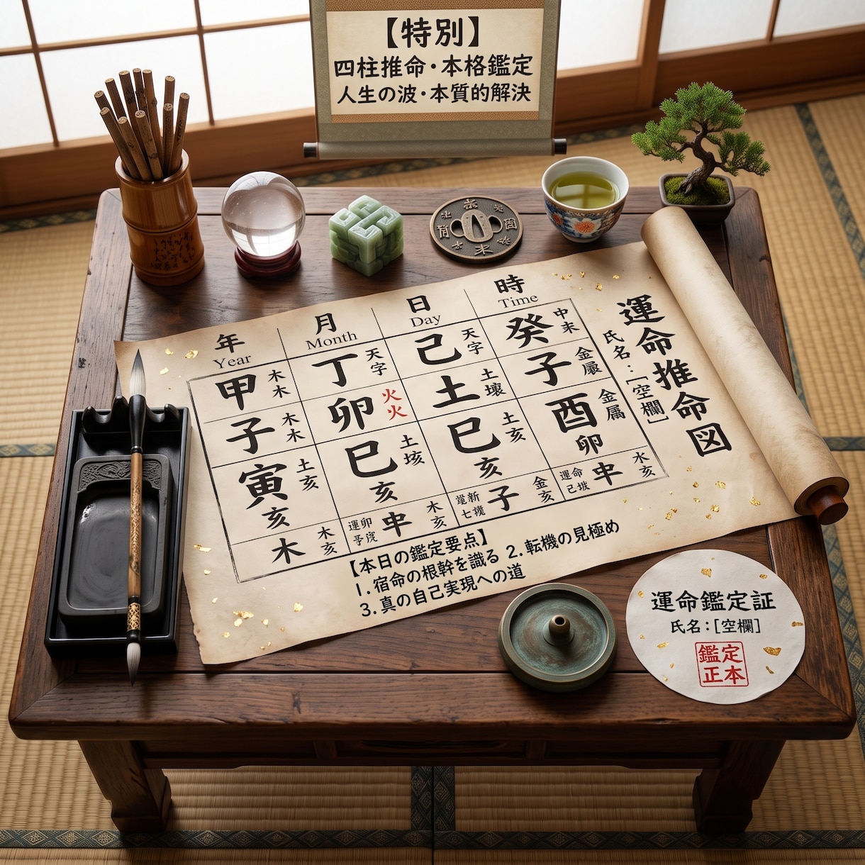 四柱推命であなたの悩み何でも鑑定します 「生年月日からあなたの悩みと未来を紐解きます」 イメージ4