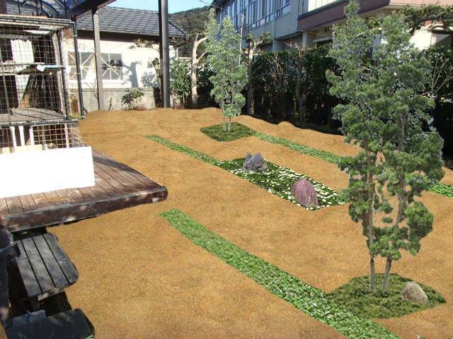 庭のイメージ写真を作ります 庭を作りたいけど、どうしていいか解らない方へ イメージ5