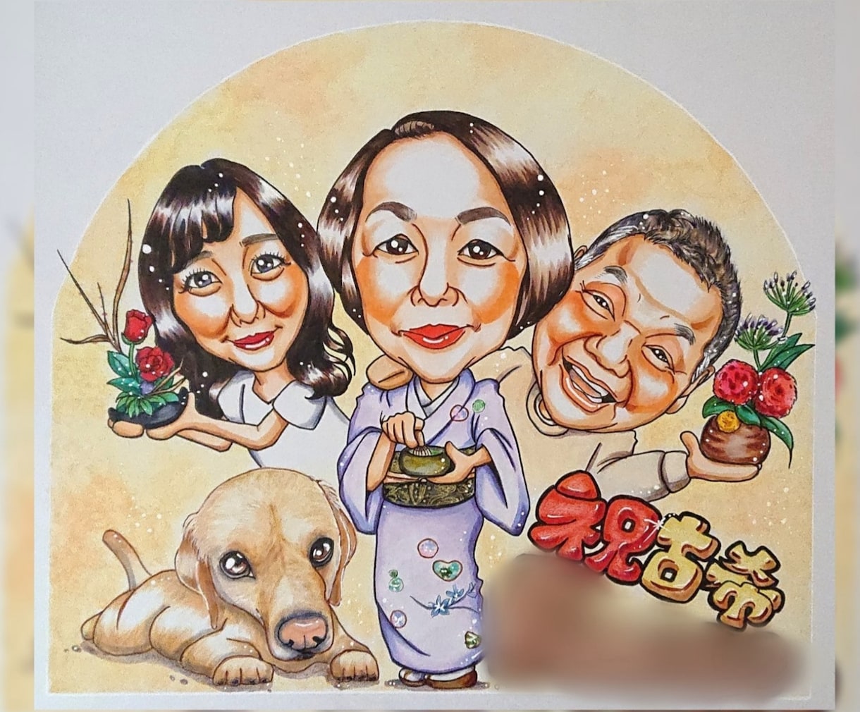 可愛い似顔絵☆お写真からお描きします 想いを伝えたい大切な人へのプレゼントに イメージ7