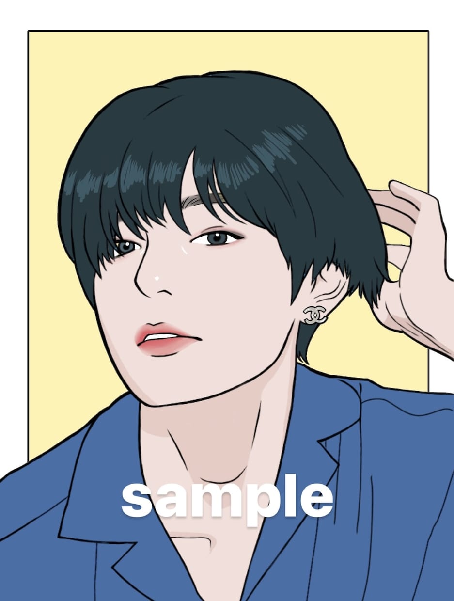 シンプルお洒落で好印象　アイコン・似顔絵制作します イラストで魅力アップ！アイコンやインテリア、プレゼントにも◎ イメージ1