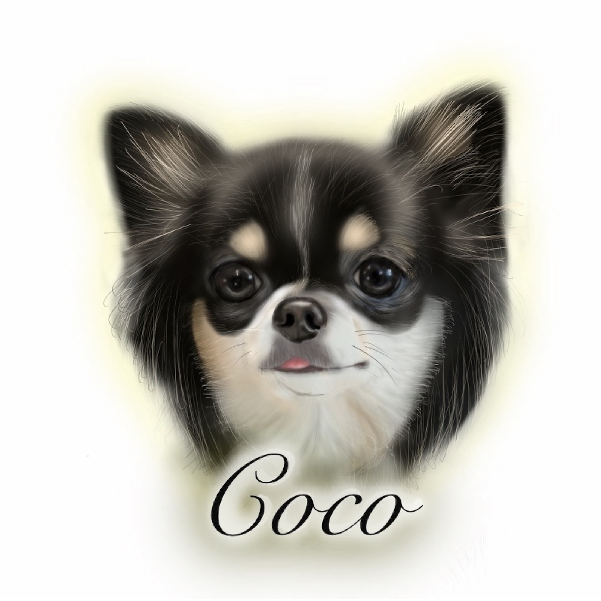 愛犬(チワワちゃん専門)の似顔絵描きます 記念日に我が子の絵を作ってみませんか？ イメージ1
