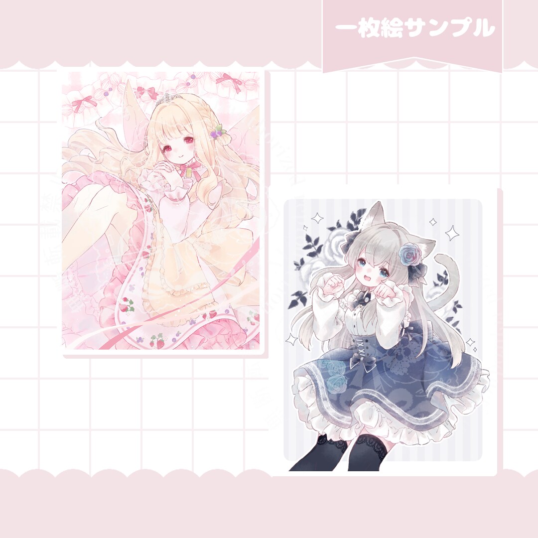 背景付きキャラクターイラスト描きます 丁寧なヒヤリングでご希望にそったイラストを制作します！ イメージ4