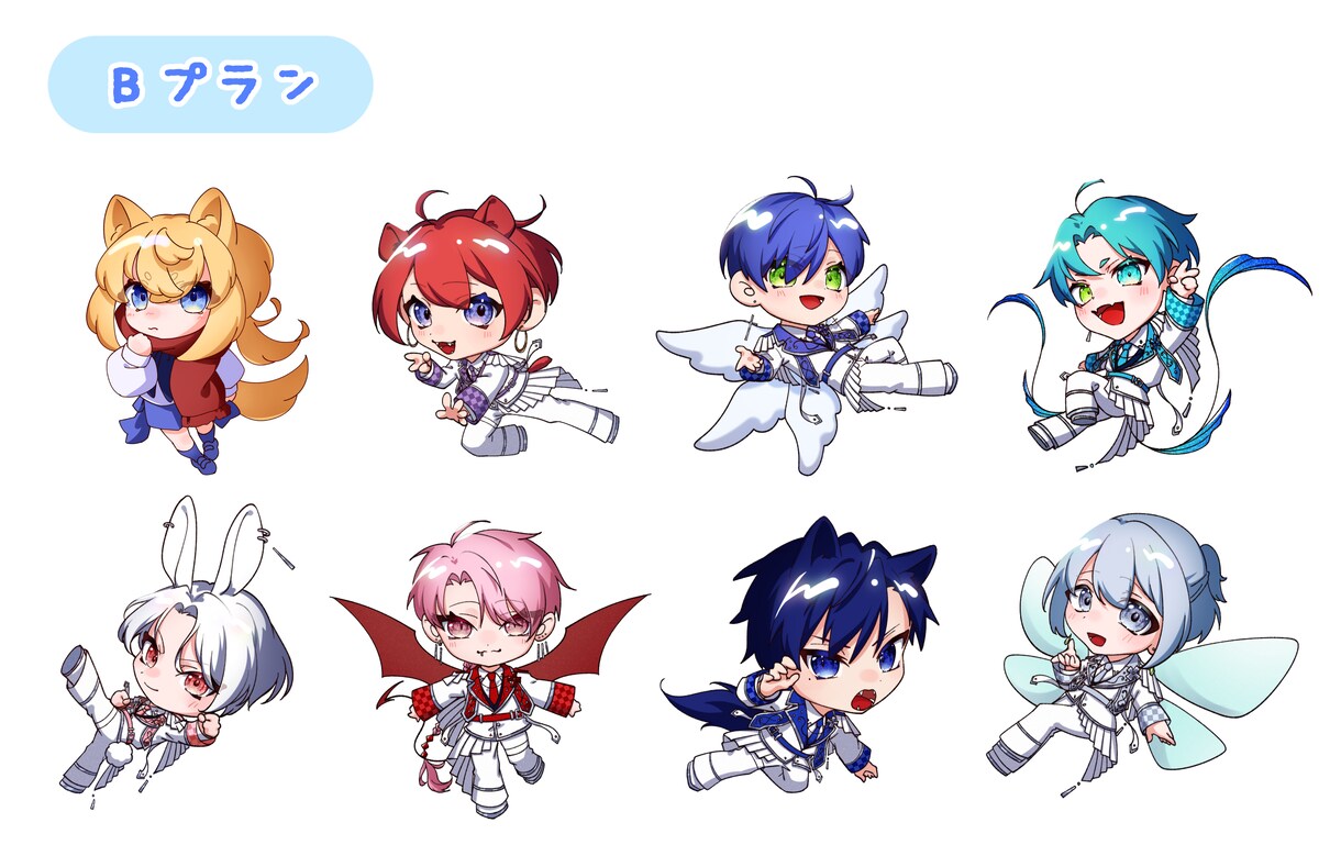 かわいいSD・ミニキャライラストを描きます 商用利用可！グッズ・アイコンなどに！お気軽にご相談ください！ イメージ5