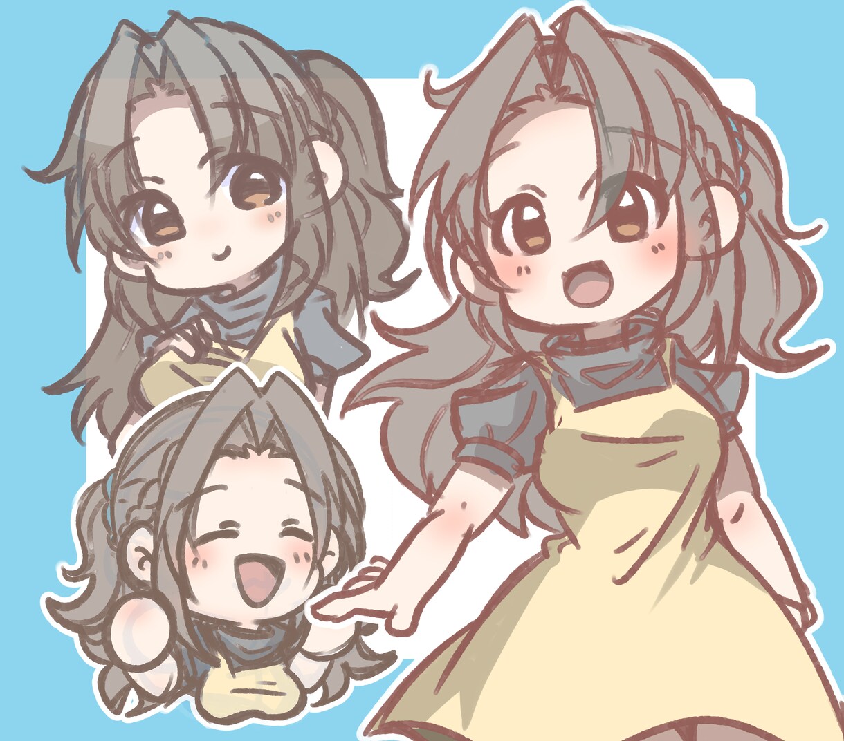 パッと目を引く☆デフォルメイラスト描きます グッズ製作に強い！デフォルメイラストを提供！ イメージ8