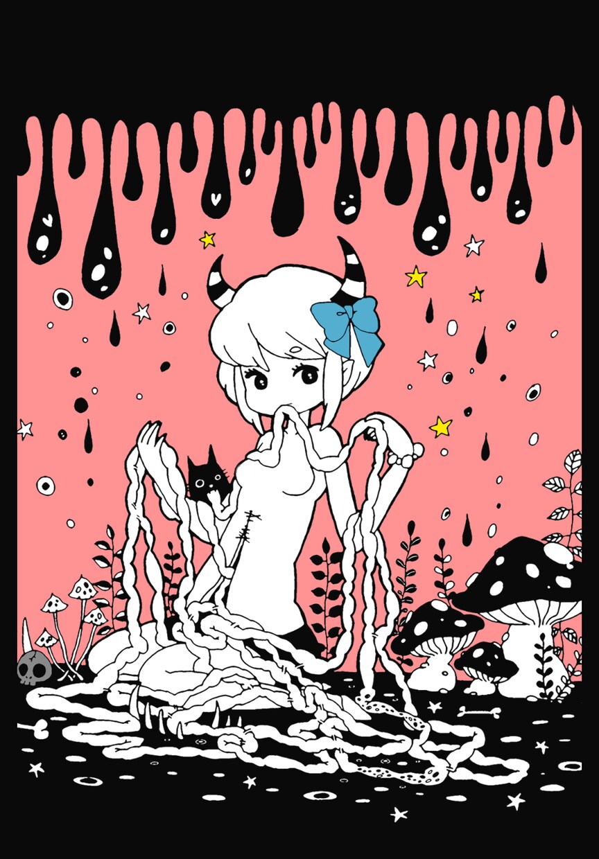 キュートだけじゃない個性的なイラストを描きます 可愛いけどどこかシュール？個性的なイラストお任せください イメージ2