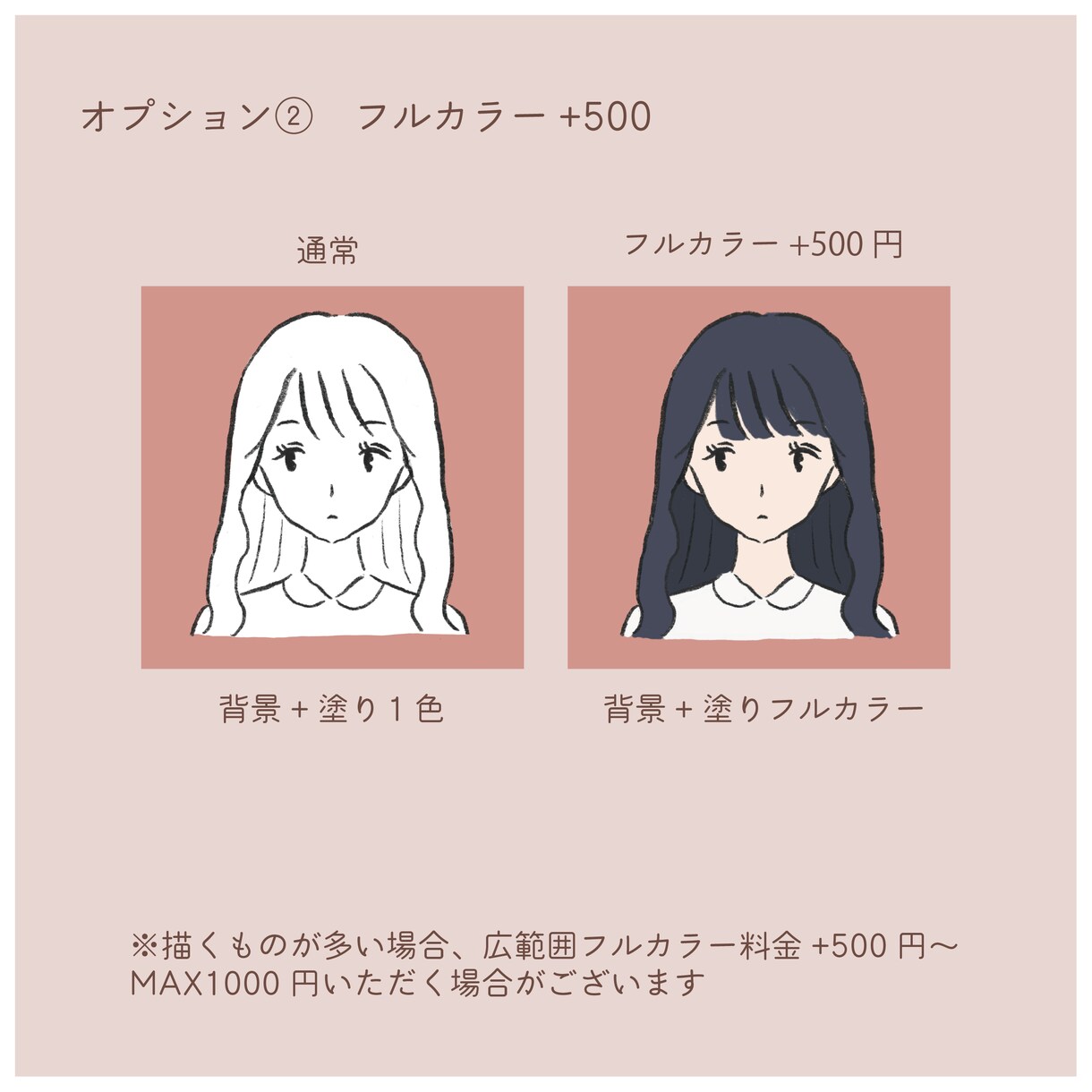 オシャレな人の絵描きます 雰囲気のあるオシャレな絵、広告やアイコンなどにどうぞ イメージ4