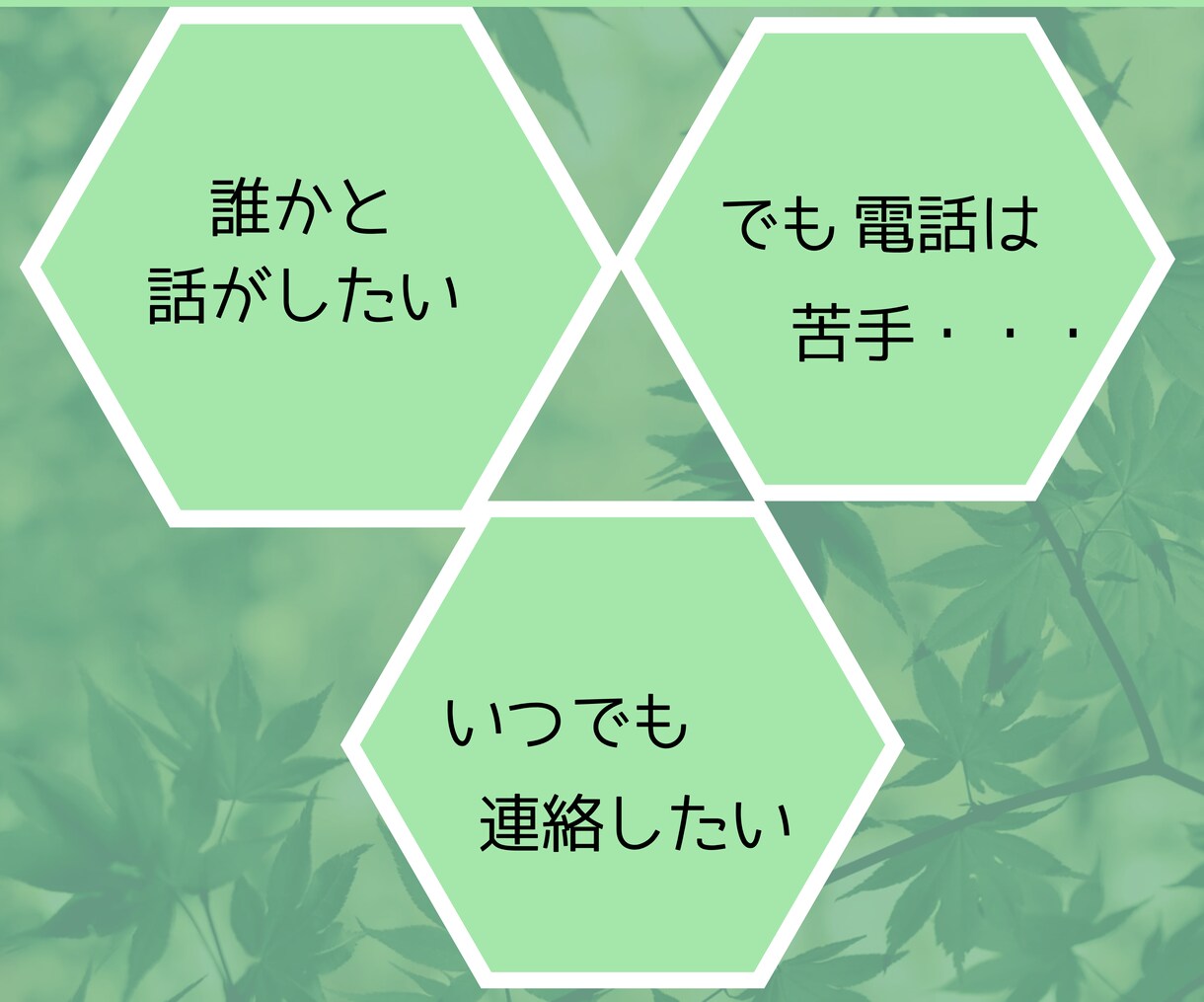 回数無制限！！チャットであなたのお悩みお聞きします どんな悩みも受けとめ、あなたの心が軽くなるお手伝いをします☆ イメージ3