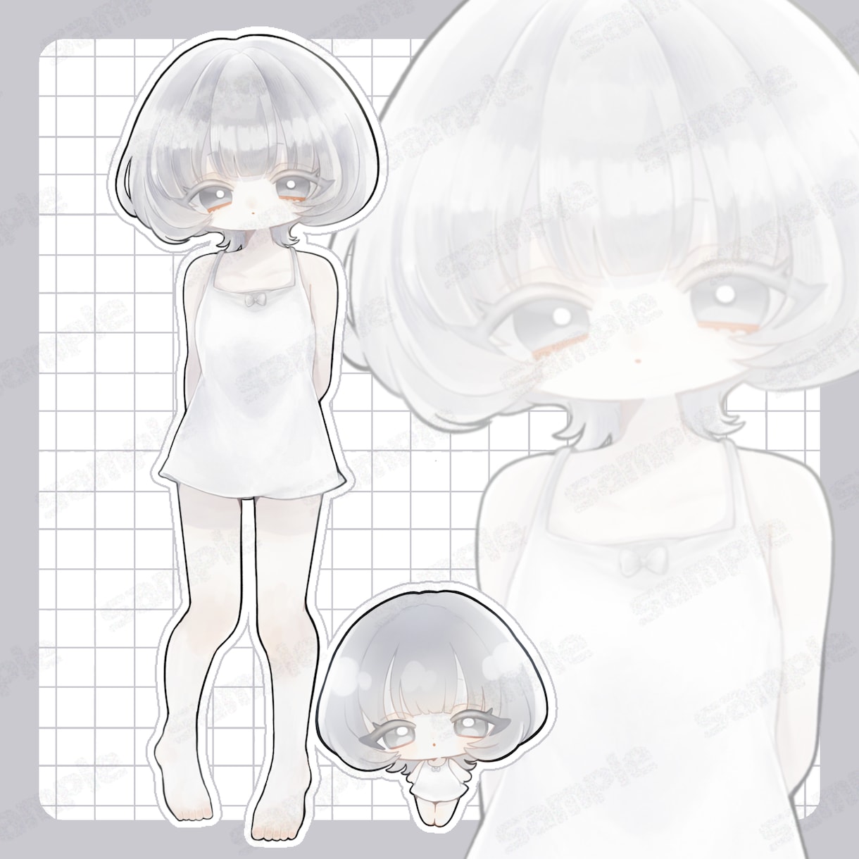 かわいいイラスト制作いたします SNSアイコンやTRPG用立ち絵等のイラストを制作します イメージ7