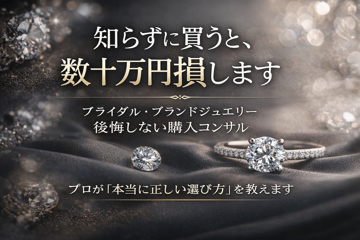 後悔しないジュエリー選びをサポートします 婚約指輪 結婚指輪 ダイヤ ブランド 製造基準 見極め 比較 イメージ1