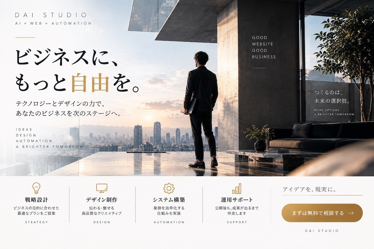 公式LINE・HPにAIチャットボット導入します よくある質問の対応を24時間自動化／最短3日で導入 イメージ1