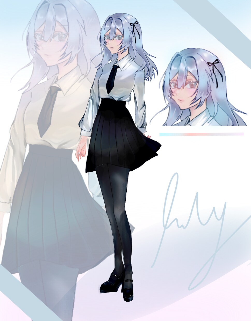 透明感のある儚いアイコン/サムネ/立絵を作成します 中華イラストレーター風イラストを描きます イメージ2