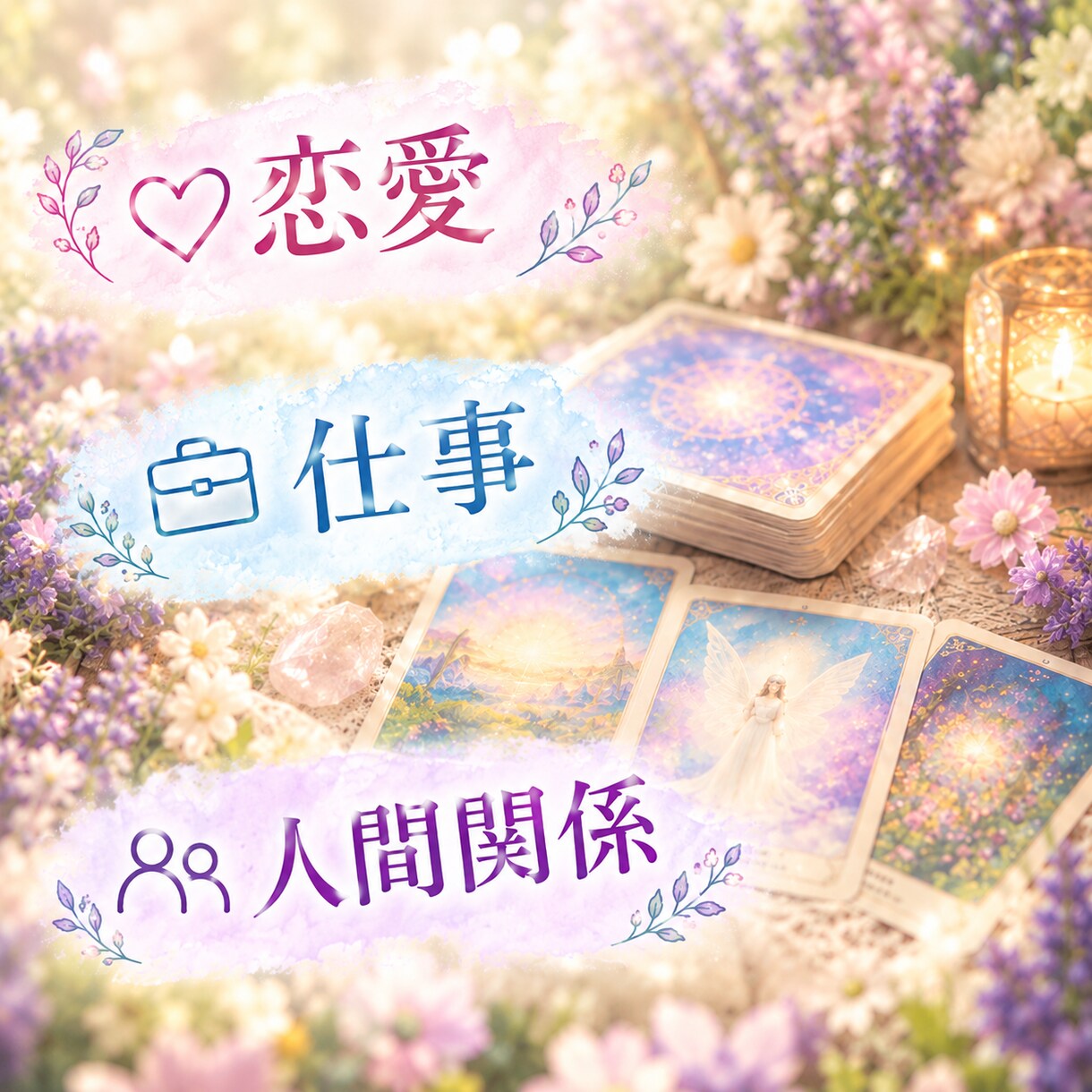 どうしたらいい？にオラクルカードでお答えします 迷いや悩みに寄り添い、前に進むヒントをお届け໒꒱˚.* イメージ2