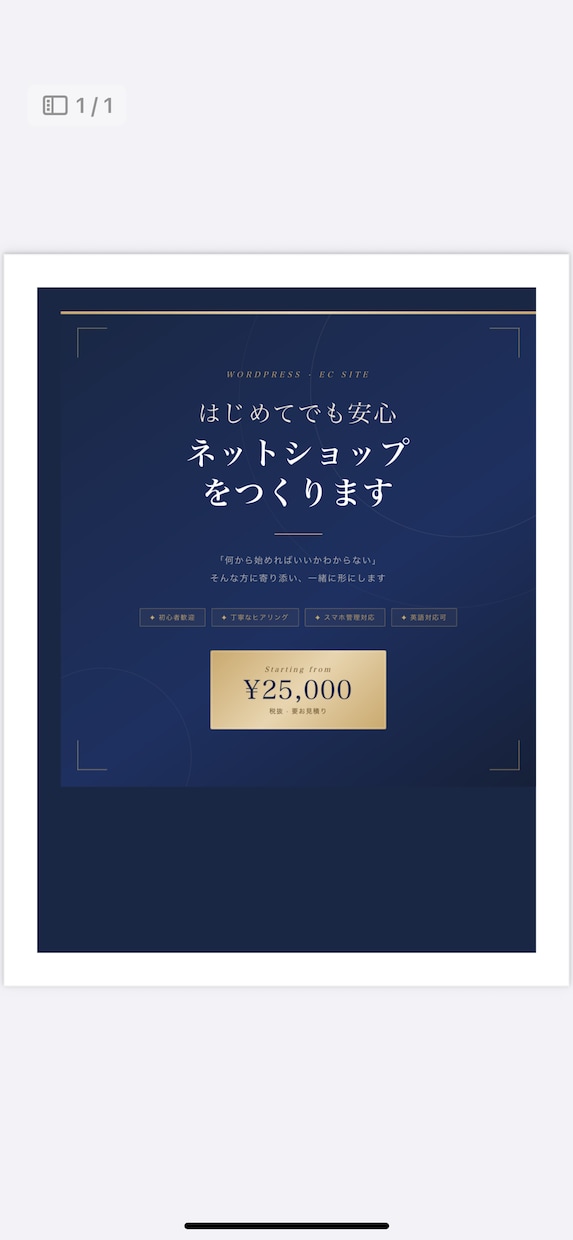 個人向けECサイトを作成します 初めてでも安心のECサイト制作（小さなショップ専門） イメージ1