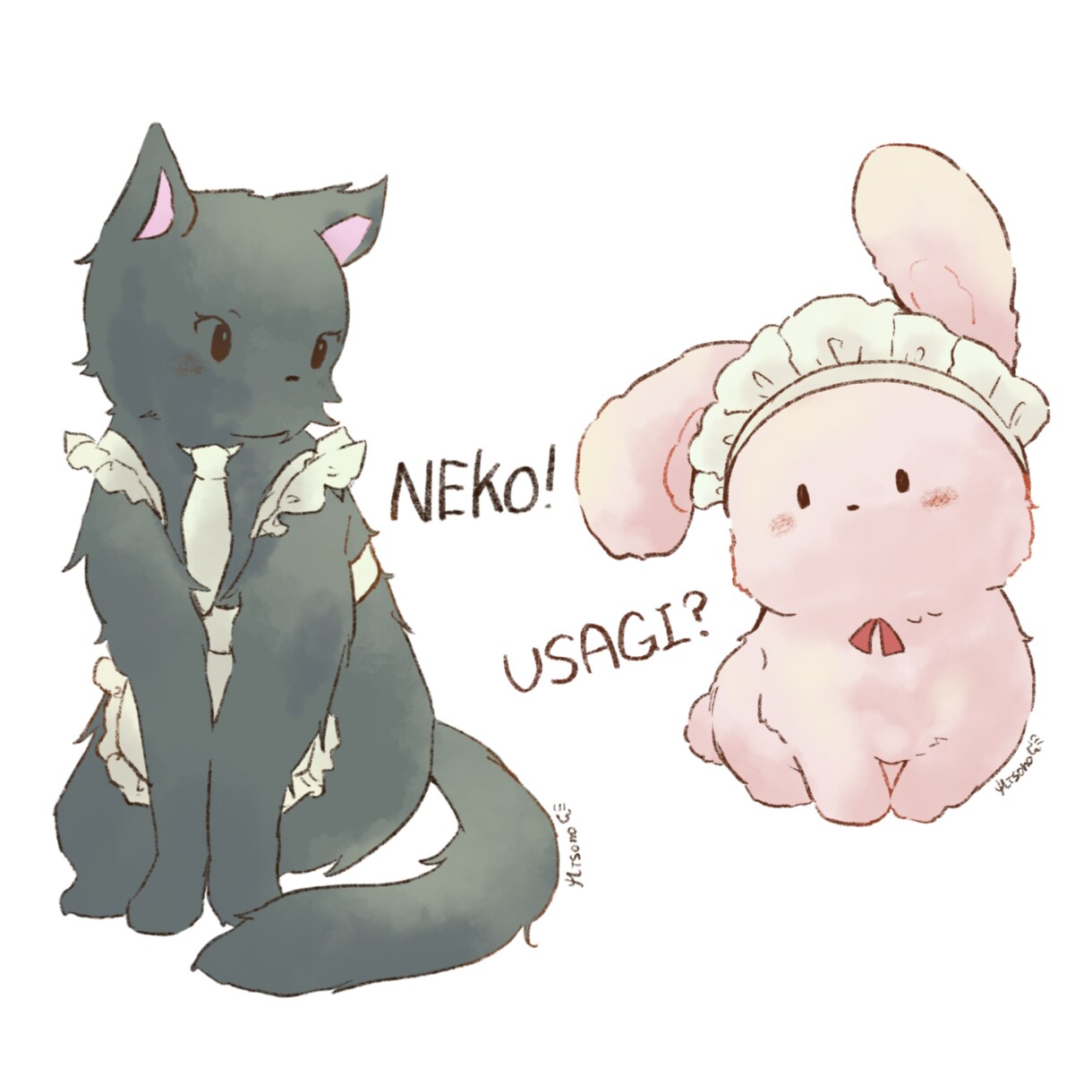 ふわふわで可愛らしいイラストを制作します 商用OK！優しいテイストのイラストです イメージ9