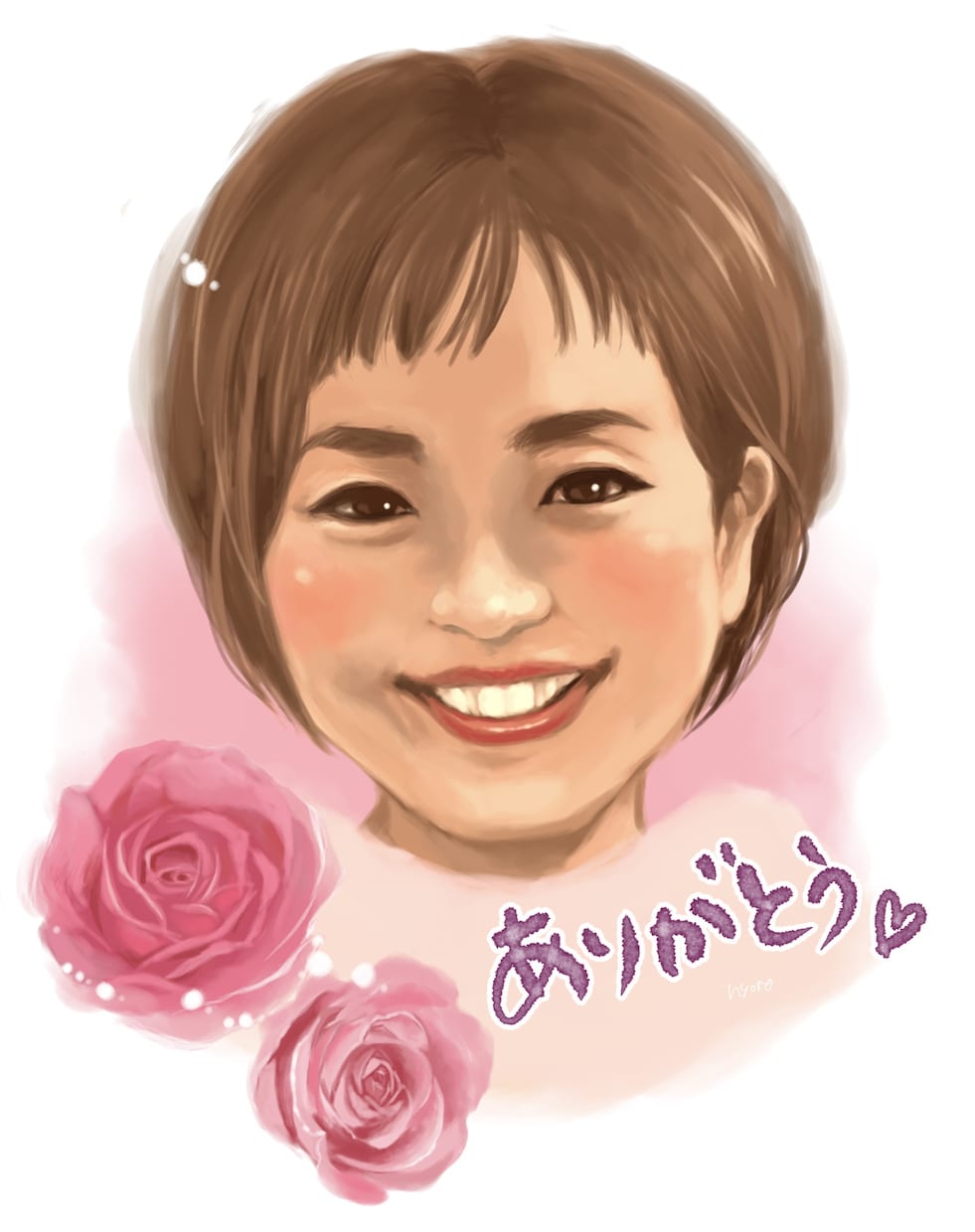 優しくあったかい似顔絵描きます 記念日やウェルカムボード、プレゼントに。 イメージ1