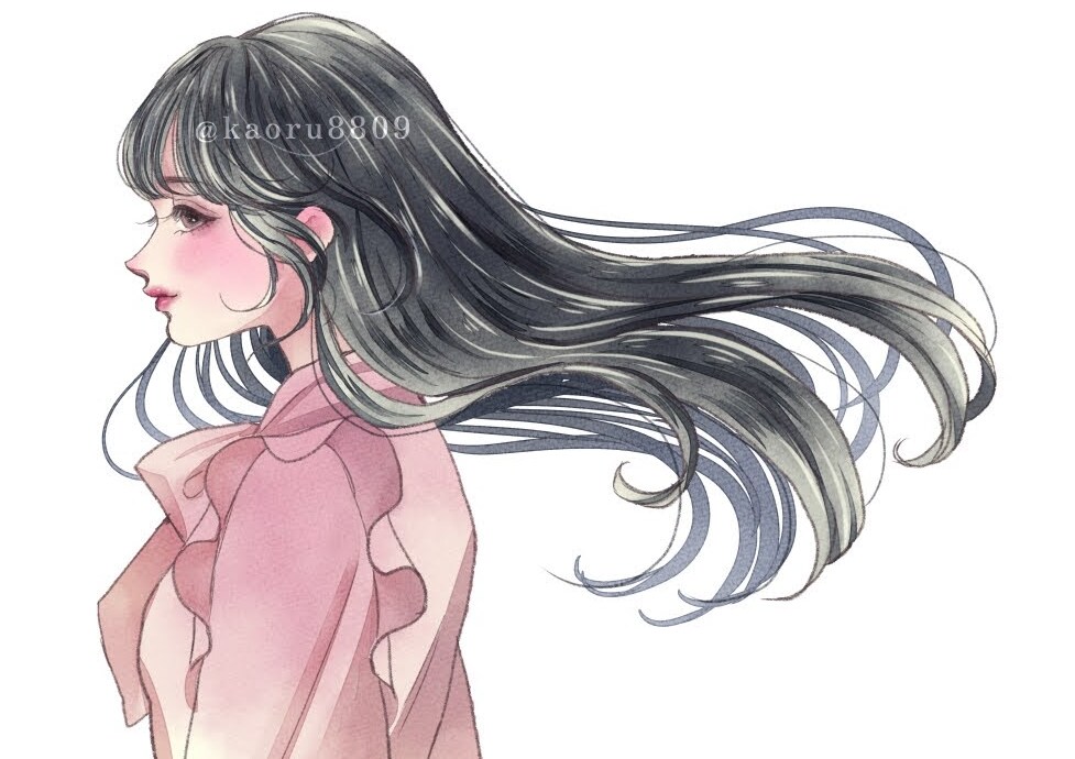 好きなポーズで美しいあなたの似顔絵描きます 気軽に頼める美しいSNS映えアイコン。インスタやツイッターに イメージ2