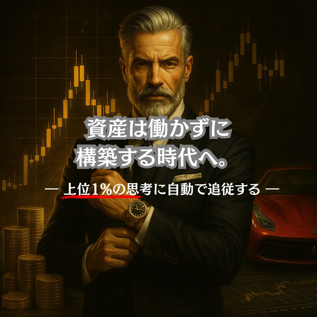 完全自動×資産構築のEAを提供しますます 富裕層の裏側で使われる自動資産形成 イメージ1