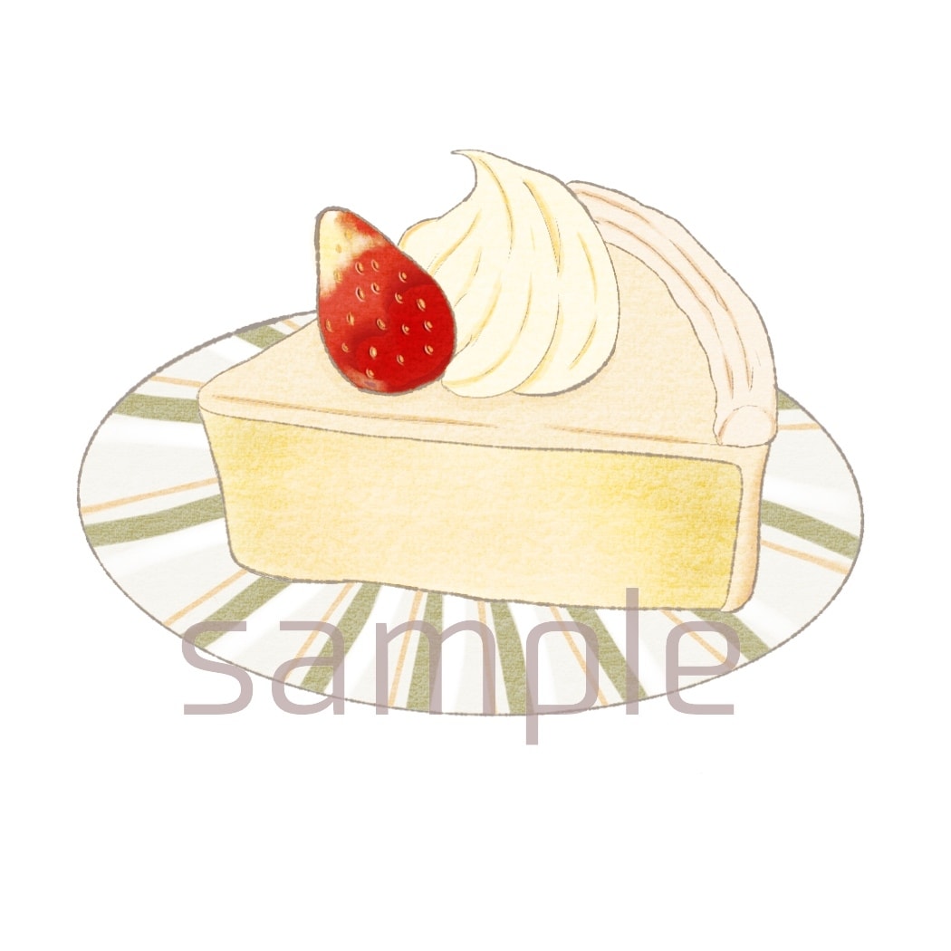 カフェのメニュー風＊食べ物のイラスト描きます メニューなどに使えるスイーツのイラストをお探しの方へ＊ イメージ2