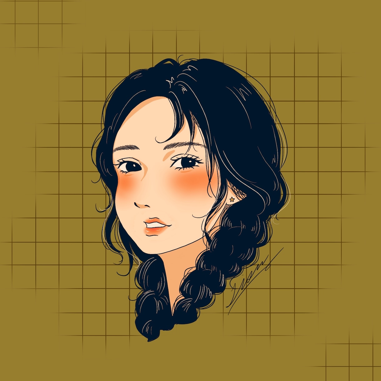 アイコン向けの似顔絵を作成します シンプル過ぎず、ポップ過ぎない。使いやすい似顔絵です！ イメージ2