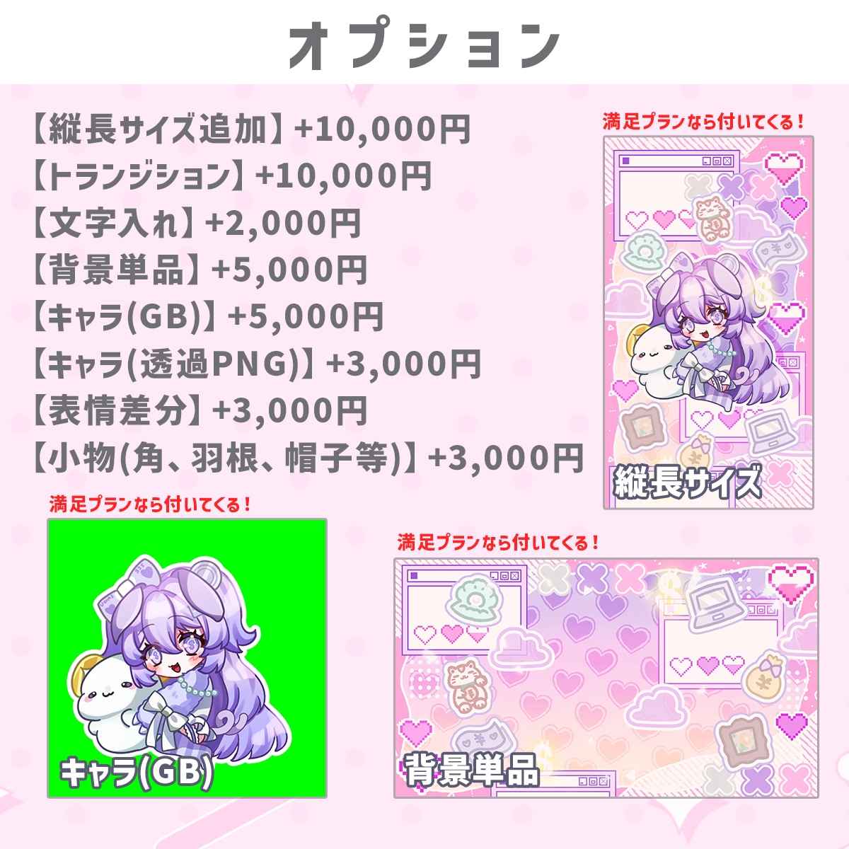 Vtuber向け！動くミニキャラ画面を制作します ふわかわ動くミニキャラで配信画面をもっとかわいく！ イメージ6