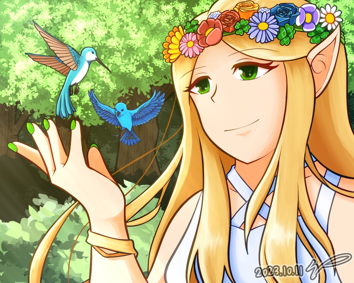 ご要望のイラストを描きます 線画のみ・モノクロ・フラットカラー・フルカラーも対応 イメージ1