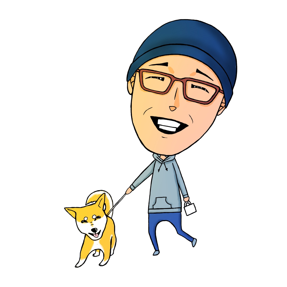 あなたのキャラが3秒で伝わるSNSアイコン描きます 全身の2頭身ちびキャラであなたの好きなものこだわりが伝わる！ イメージ3