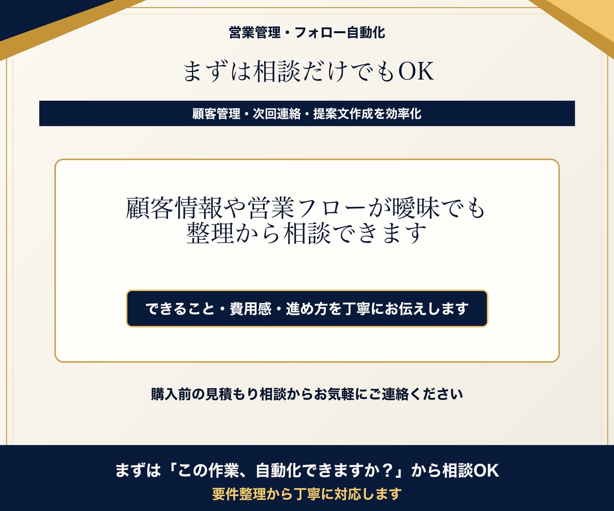 営業管理・フォロー業務を自動化します 顧客管理と次回連絡を仕組み化します イメージ10