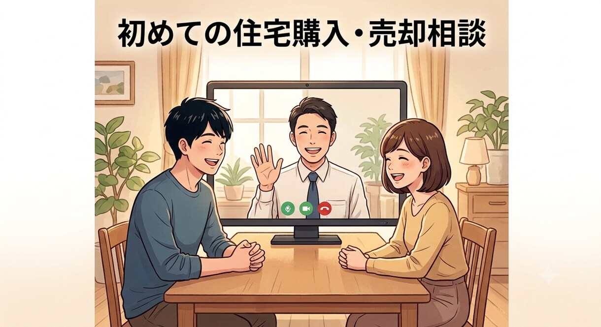 初心者向け住宅購入・売却の不安を全て解決します 限定3名様まで50％OFFにてご相談承ります。 イメージ1