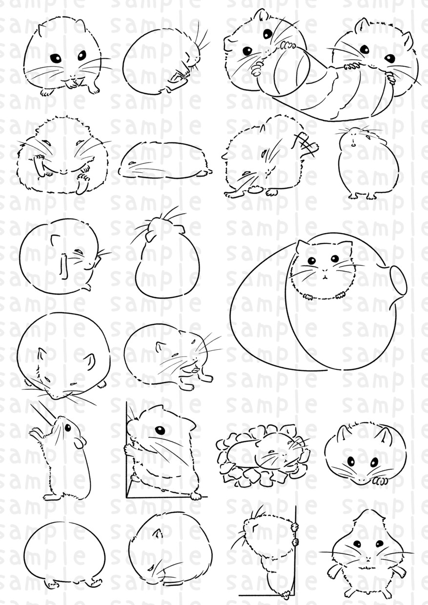 シンプルな線画イラストを描きます シンプルアイコンやメニューの挿絵にどうぞ イメージ1