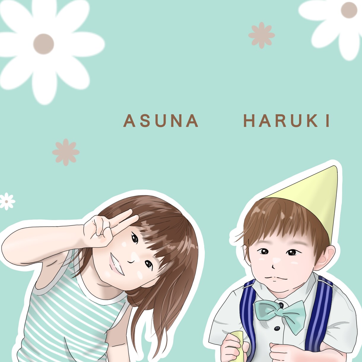 似顔絵★優しい使いやすいイラスト描きます 優しい雰囲気の人物画♡お写真お気軽にお送りください♡ イメージ6