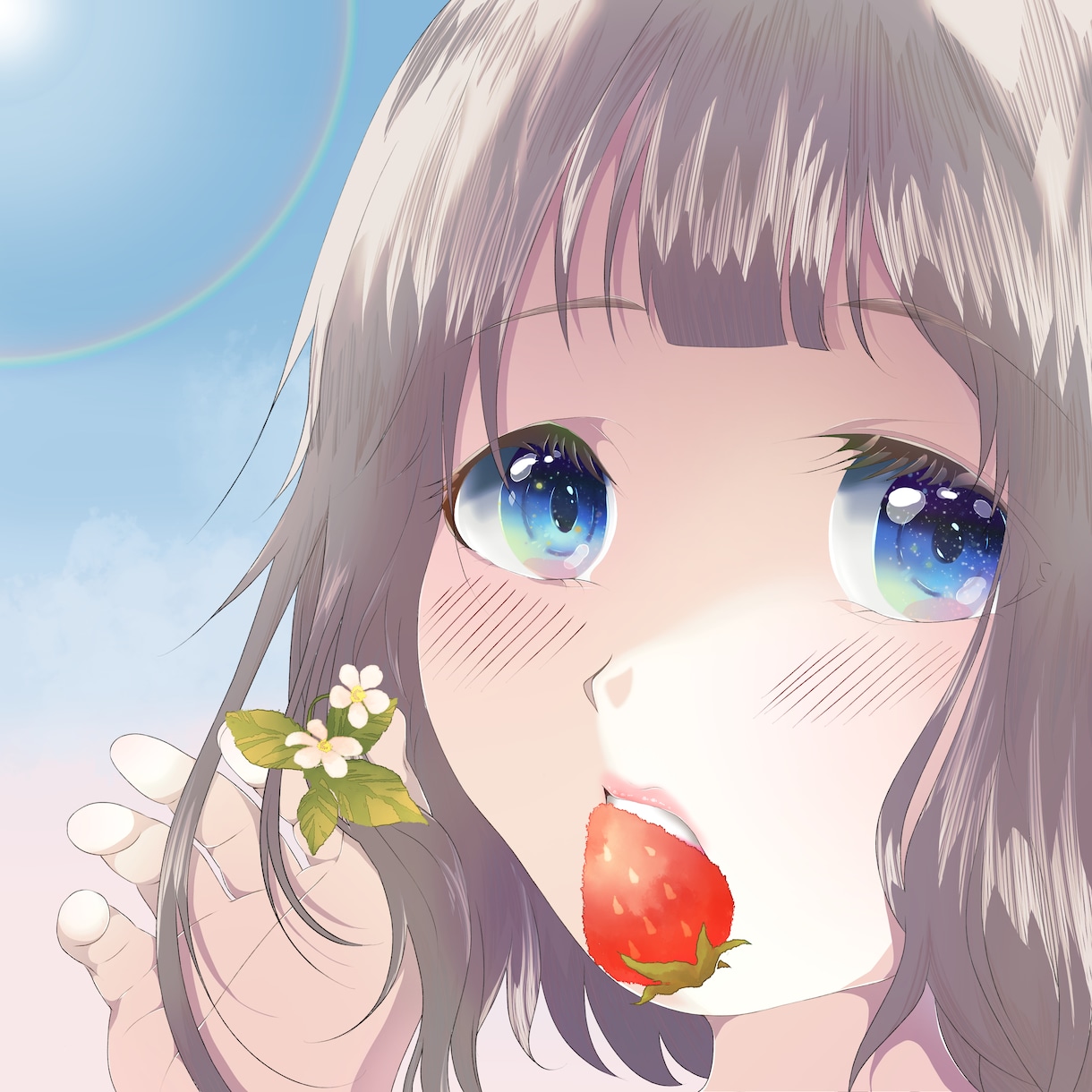 TwitterやYouTube用のアイコン描きます お肌モチモチ！瞳キラキラ！可愛い女の子を描くのが得意です♪ イメージ2